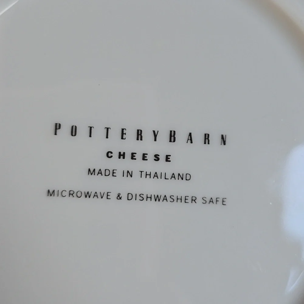 Pottery Barn Appetizer Cheese Plates